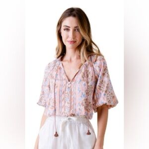 OMIKA Anthropologie Cala Blouse (T2)